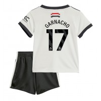 Manchester United Alejandro Garnacho #17 Fußballbekleidung 3rd trikot Kinder 2024-25 Kurzarm (+ kurze hosen)